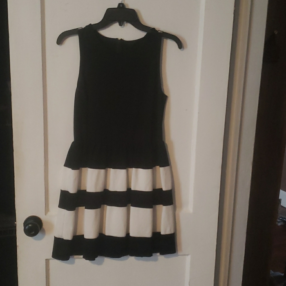 Black and white dress